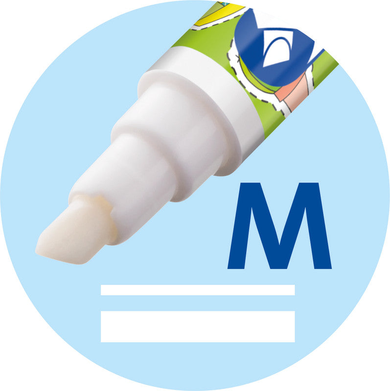 Pelikan Super Pirat Tintenlöscher – Keilspitze, Blau, Für Linkshänder Geeignet, Display, 50 Stk.