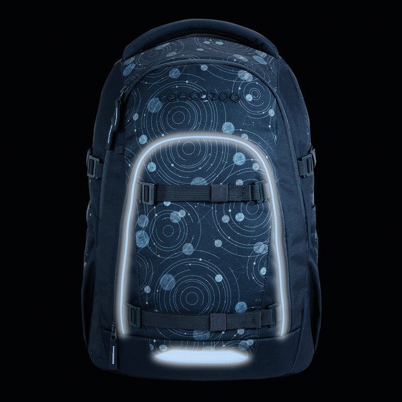Coocazoo Rucksack Mate – Blue Orbit – 30 l, 30 × 46 × 23 cm – für Tablet- oder Notebook-Tasche 11″