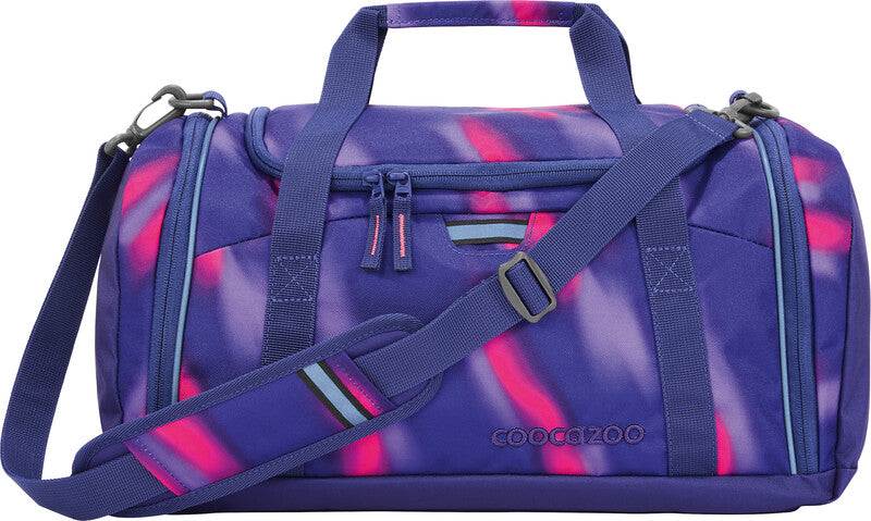 Coocazoo Sporttasche – 20 l, Motiv Aurora Glow, mit Schultergurt, wasserabweisend, 40 × 24 × 23 cm