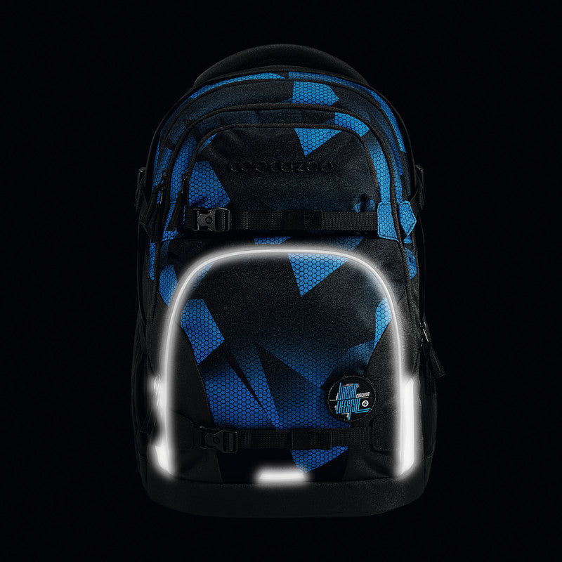 Coocazoo Rucksack Porter – Electric Ice – 30,0 × 44,0 × 23,0 cm, 30/35 l – recycelte Materialien