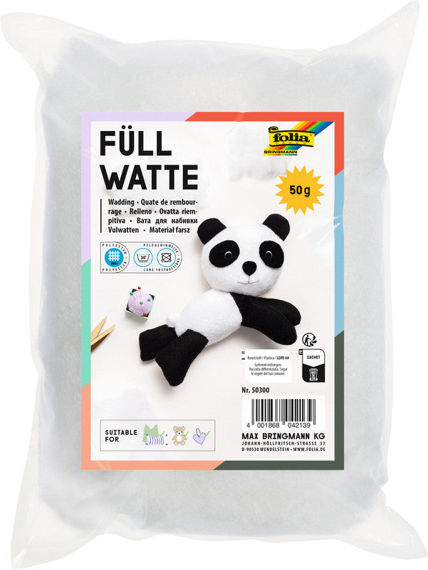 Folia Füllwatte – Weiss – 230 × 70 × 170 mm – zum Basteln