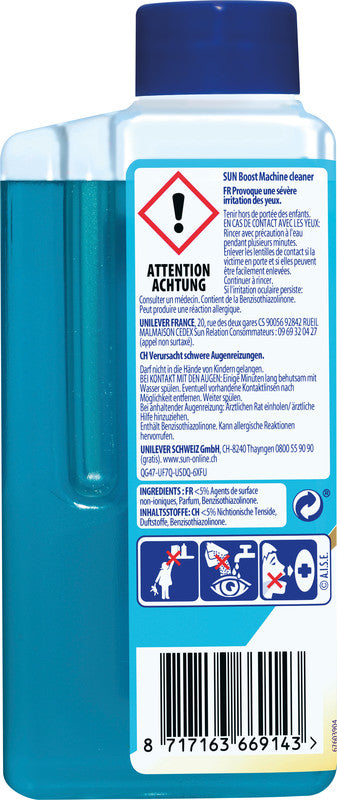 Sun Boost Maschinenreiniger – für Geschirrspüler – 250 ml