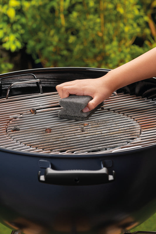 3M Schwamm – Schaumstoff, 13 × 3,8 × 7 cm, schwarz, für Grills, Ofenroste und Gehwegplatten, 1 Stk.