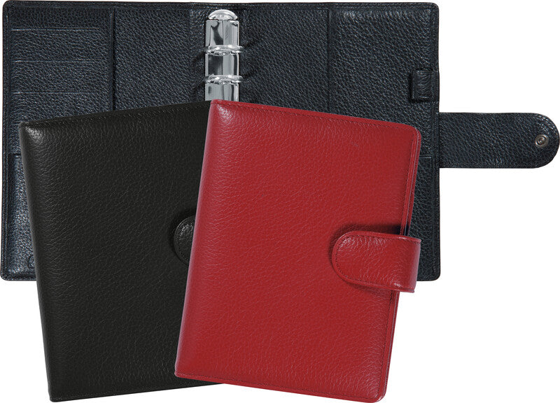Succes Classic Cadiz Agenda – 6-Ring-Mechanik, 14,5 × 17,8 cm, schwarz