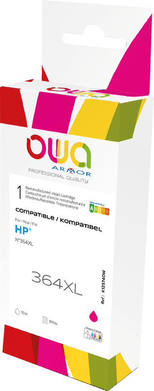 Owa Tintenpatrone 364XL, Magenta, 12 ml, Kompatibel