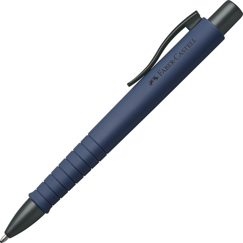 Faber-Castell Kugelschreiber – sortiert (stein grau, blau und schwarz), Kunststoff