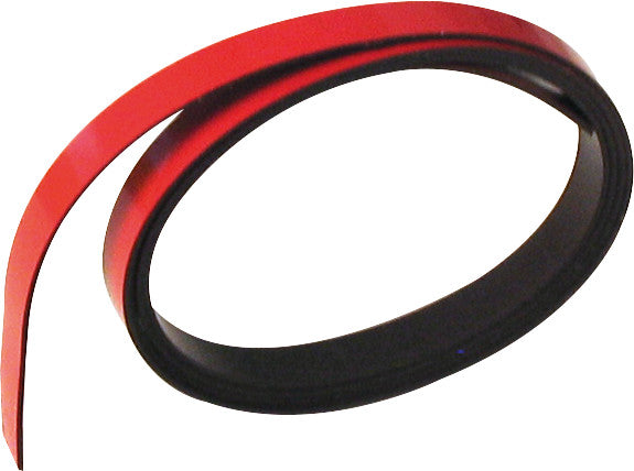 Ultra-Dex Magnetstreifen für Planungstafeln, 9 × 1000 mm, Rot