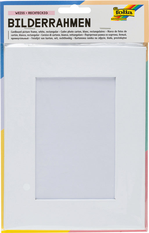 Folia Bilderrahmen, Karton, Weiss, 16,6 × 21,6 cm – eco:plus
