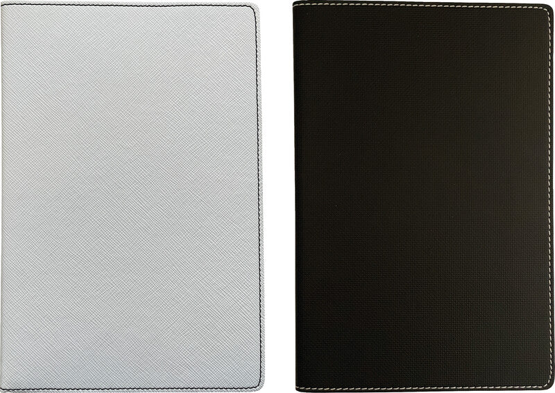 Denkzettel Notizbuch, A5, kariert, gebunden, Hardcover, 192 Seiten, perforiert, 80 g/m² – weiss