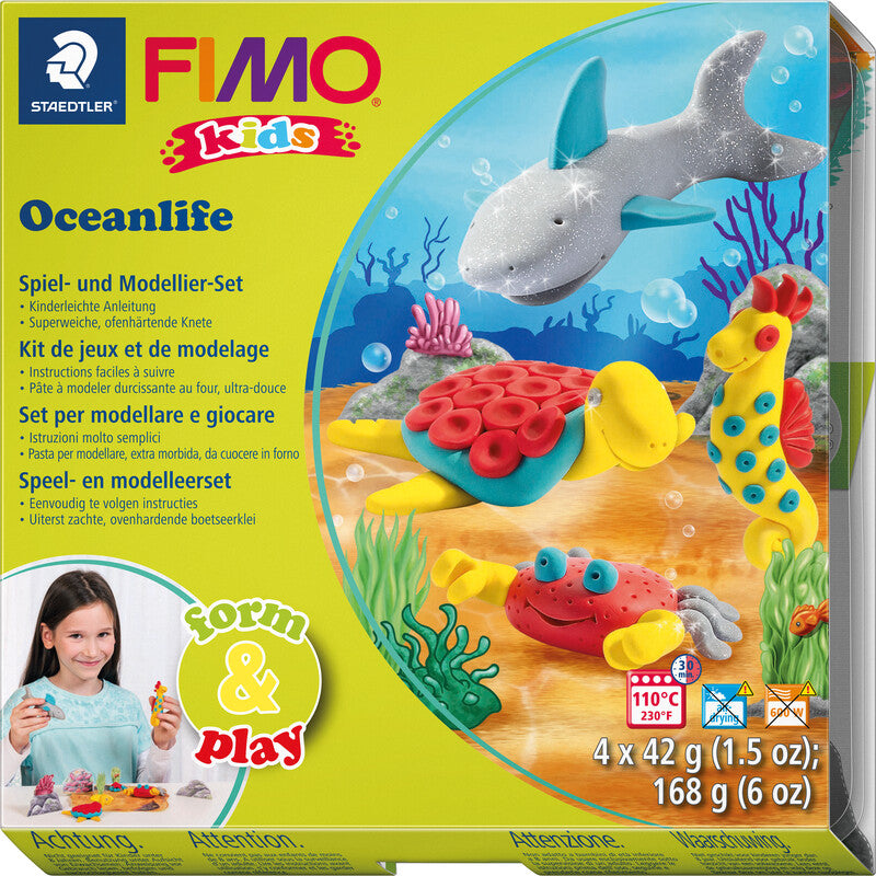 Staedtler Modelliermasse-Set Oceanlife – 4 Blöcke