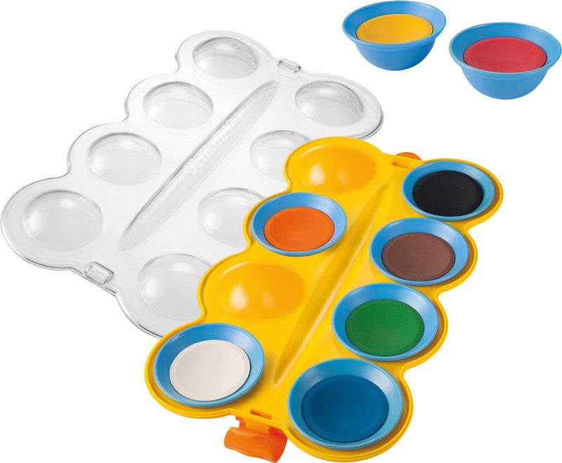 Pelikan mini-friends – Deckfarbkasten – 8 Farben, mit Pinsel