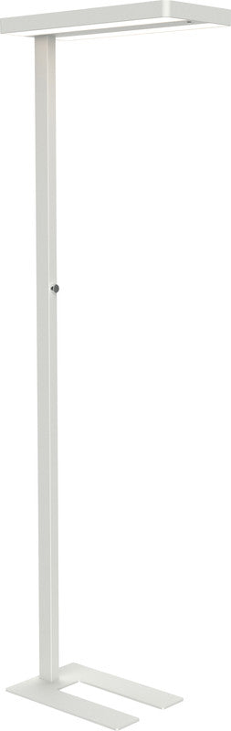 MAUL Stehleuchte LED – Bewegungssensor, Tageslichtsensor, dimmbar – 4000 K – 13’060 lm – weiss, 196 cm