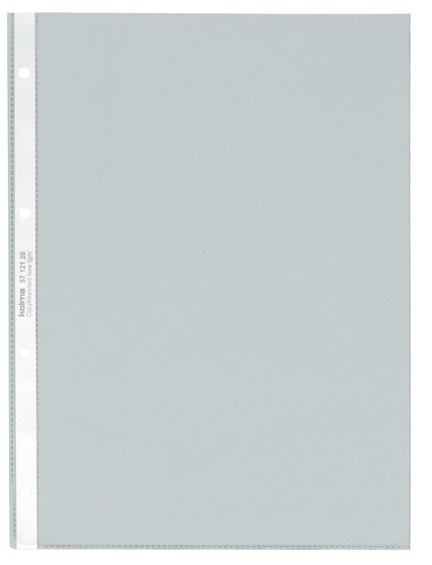 Kolma Sichtmappe A4 – transparent, Kunststoff, glänzend, 60 µm, 100er-Pack