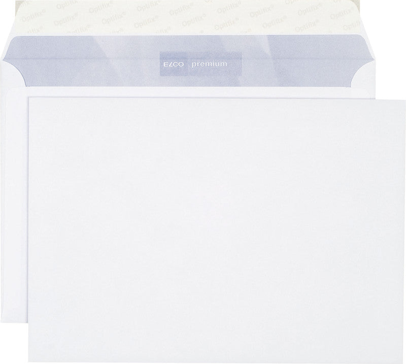 Elco Couvert C5, ohne Fenster, selbstklebend, hochweiss, 120 g/m², mit Innendruck – 500 Stk.