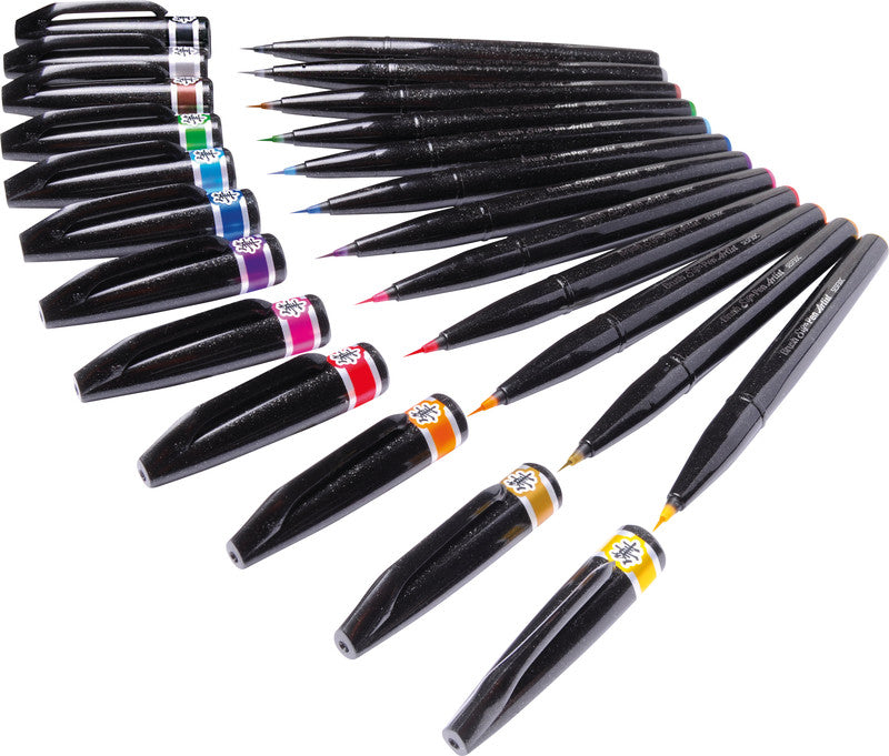 Pentel Pinselstift, Strichbreite 0,03–2 mm, auswaschbar, 1 Stk.