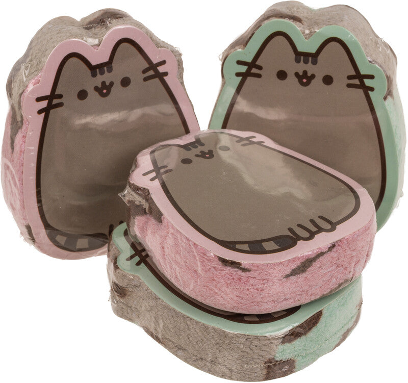 Out oft the blue OUT OF THE BLUE Waschlappen Pusheen – 3×3 cm, 60% Polyester/40% Baumwolle