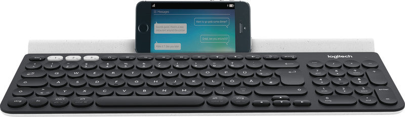 Logitech K780 – Tastatur, kabellos (Bluetooth/2,4 GHz), DE-Layout (DE) – für Windows, macOS & Android u. a.