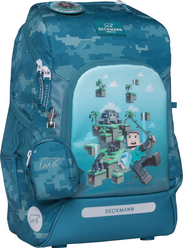 Beckmann Schulrucksack Active Air Flx – Jungle Game – Recycelte Materialien