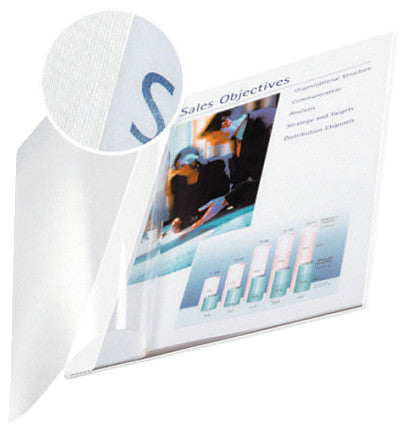 Leitz Buchbindemappen – für Format A4 – weiss – 10 Stk.
