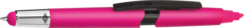 Wedo Eingabestift Touch Pen – für Smartphones, Tablets, 3-in-1, Kunststoff, Neonmix
