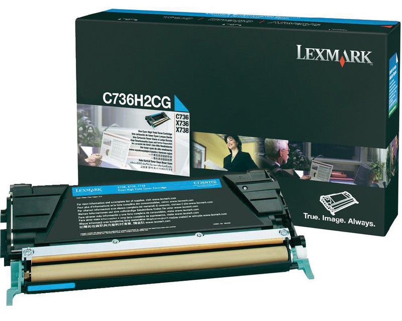 Lexmark Toner – cyan, 10000 Seiten