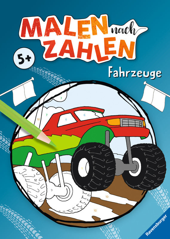 Ravensburger Malen nach Zahlen Malbuch, Karton, 21 × 29,5 cm, Mehrfarbig, ab 5 Jahren