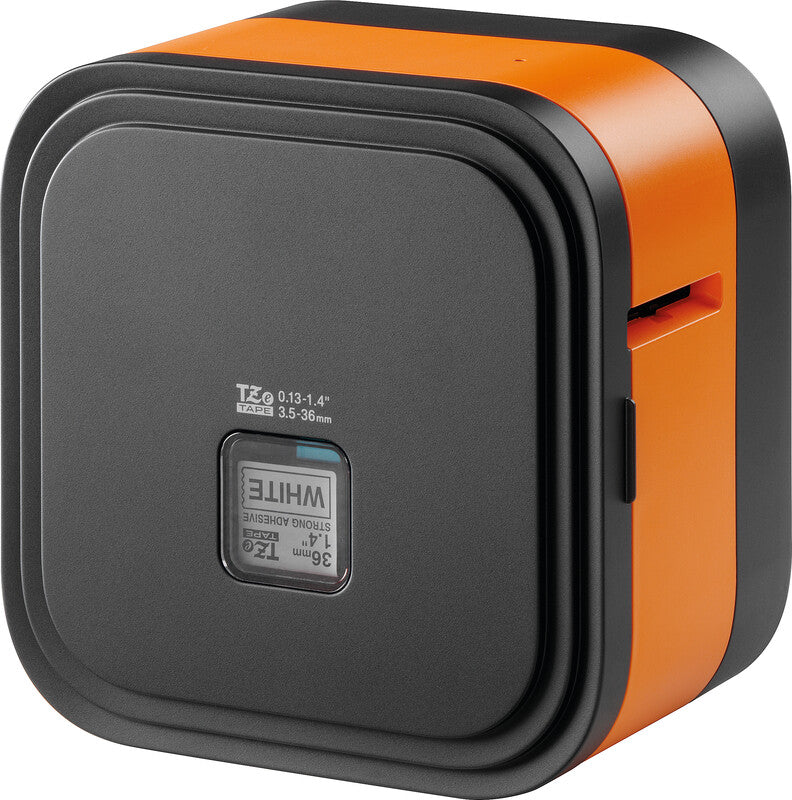 Brother Cube Pro Etikettendrucker – orange/schwarz, Kunststoff