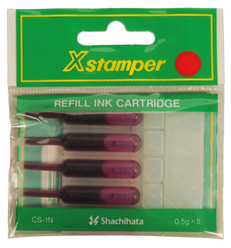 X-stamper Nachfüllpatrone VXE-Dater – 5 ml, Rot, Kunststoff