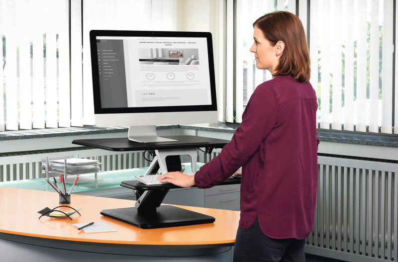 Hama Stehtisch – 80 × 52 × 18–43 cm – Schwarz – Höhenverstellbar