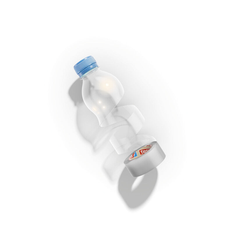 tesa Verpackungsband – 50 mm × 66 m, transparent, stark, eco:plus