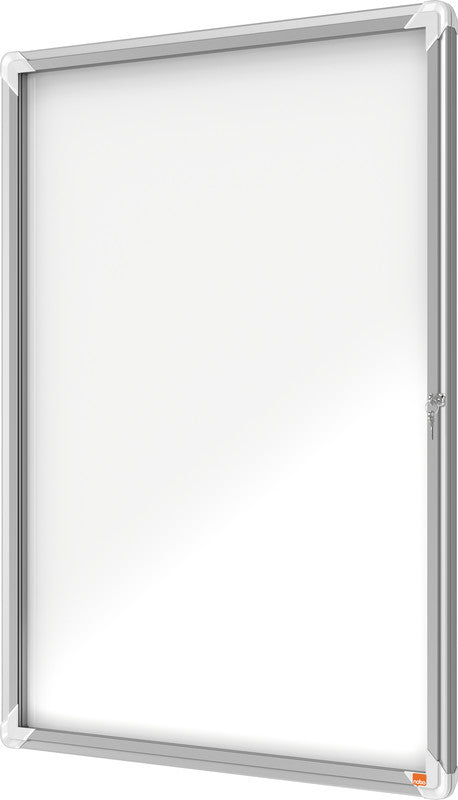 Nobo Schaukasten Premium Plus, 9 × A4 – Metall, abschliessbar, magnethaftend, 70,9 × 97 × 4,3 cm