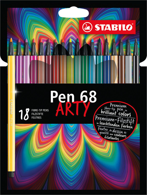 STABILO Filzstifte, Strichbreite 1 mm, 18 Farben
