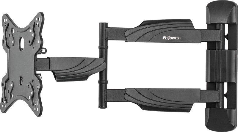Fellowes Wandhalterung, 1 Monitor, bis 55", VESA 100 × 100/200 × 200/300 × 300/400 × 400 mm, 35 kg, schwarz