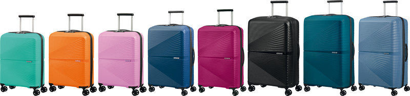 American Tourister Trolley Airconic – 101 l, Hartschale, 4 Doppelrollen, mit TSA, Petrol, 49 × 77 × 31 cm