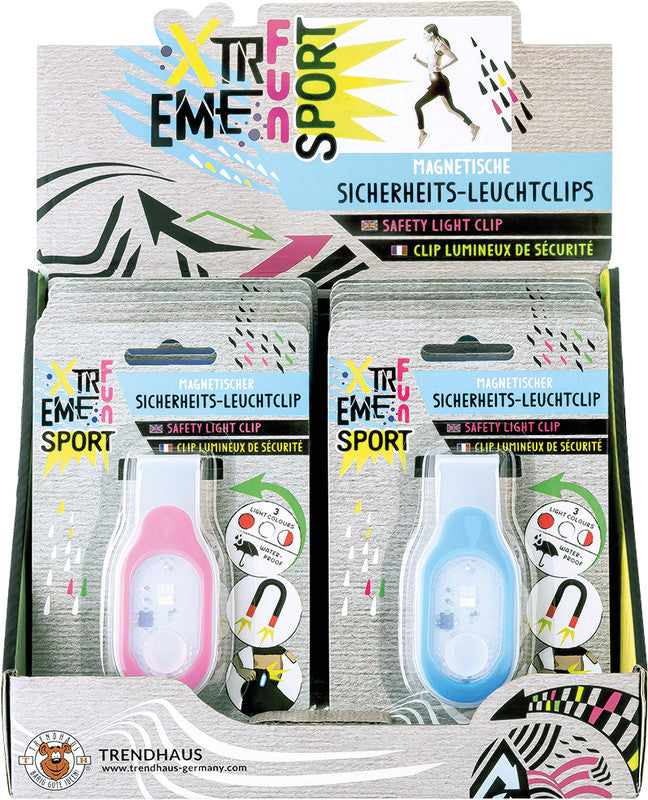 Trendhaus XTREME Fun Weisslicht-LED-Strahler – 3 Leuchtmodi, Batteriebetrieb (2 × CR2032), Magnetverschluss