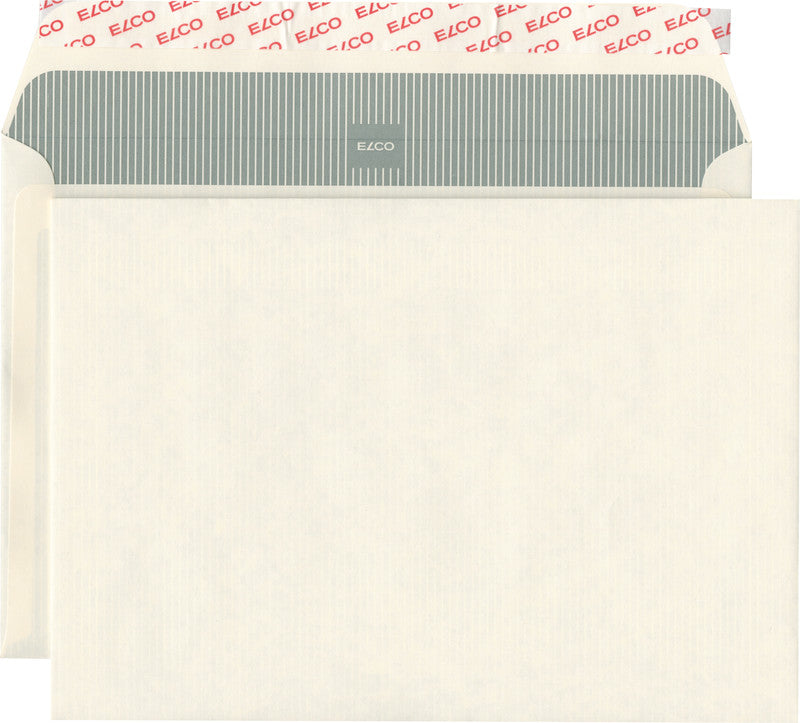 Elco Couvert C5 (229 × 162 mm), ohne Fenster, haftklebend (Optifix), beige, 120 g/m² – 500 Stk.