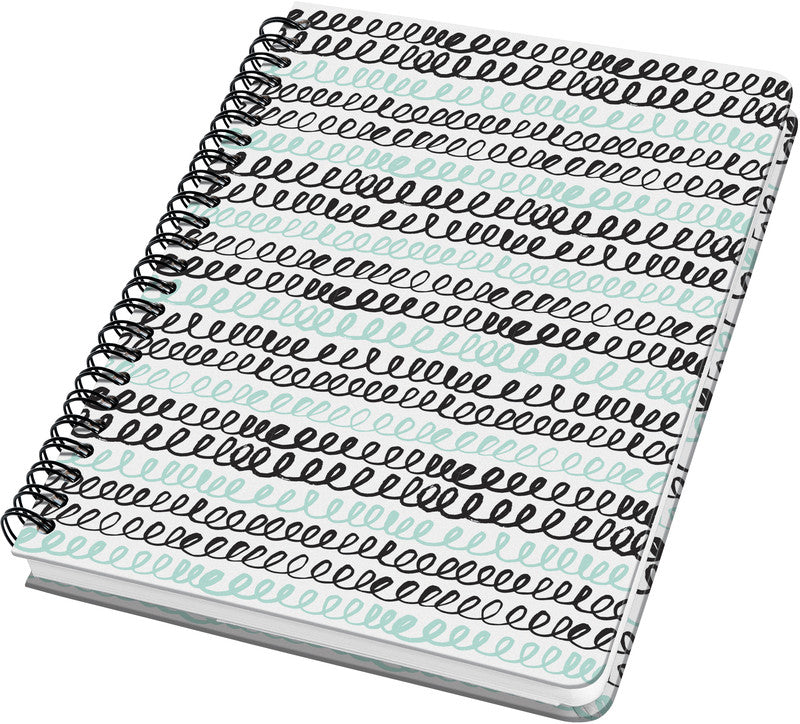 Sigel Spiralbuch, punktkariert, Spiralbindung, Hardcover, 120 Seiten, perforiert, 100 g/m² – mehrfarbig