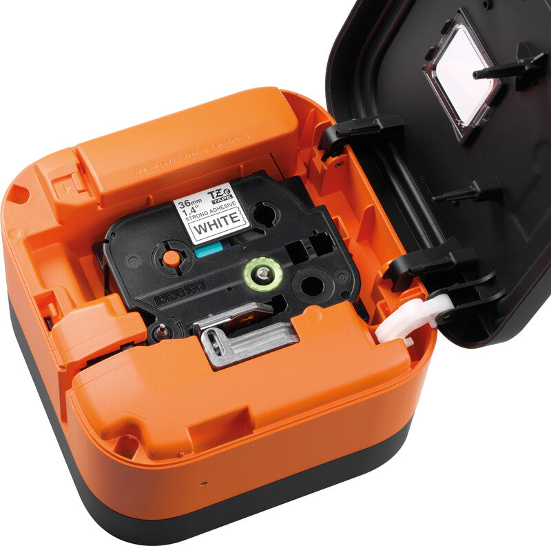 Brother Cube Pro Etikettendrucker – orange/schwarz, Kunststoff