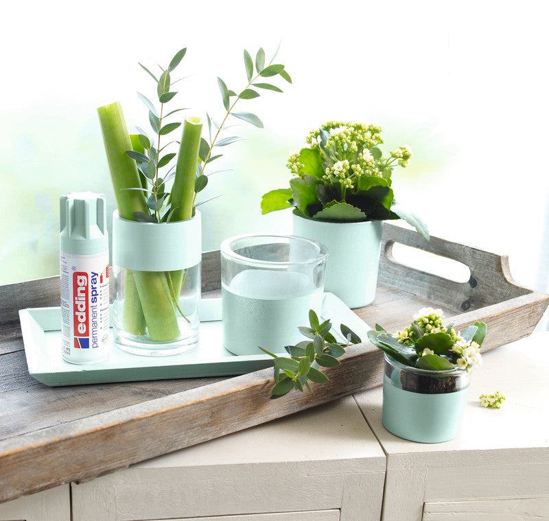 Edding Farbspray – mellow mint, seidenmatt, 200 ml, für fast alle Oberflächen
