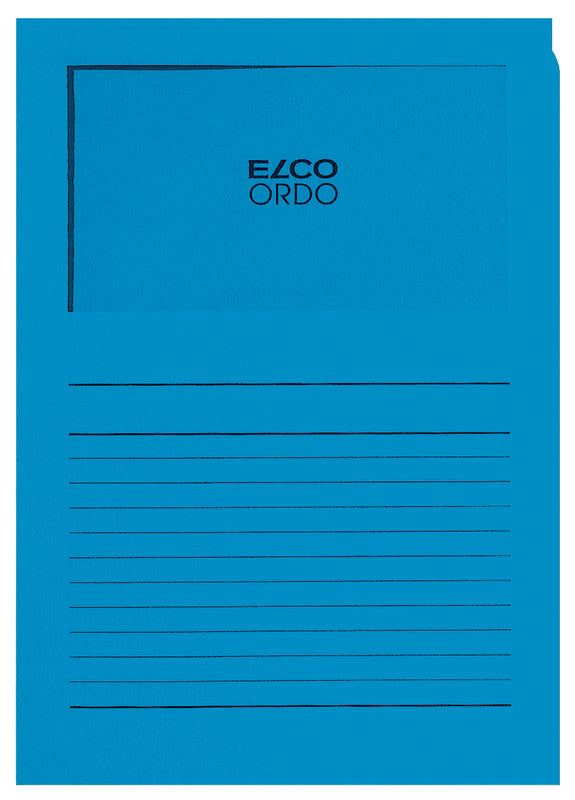 Elco Sichtmappe A4 – Königsblau, Papier, 10er-Pack