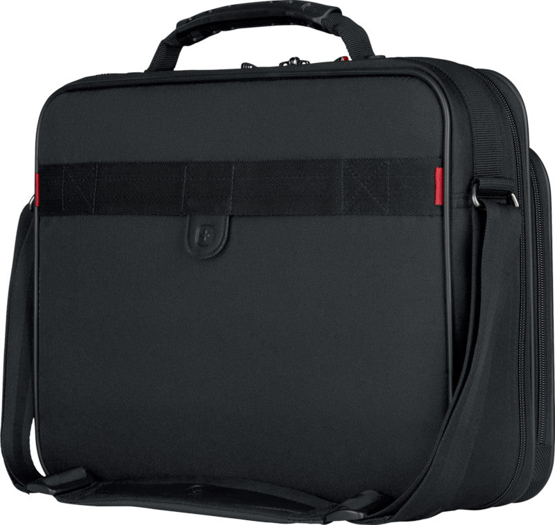 Wenger/SwissGear Wenger Legacy Notebook-Tasche – 15 l, wasserabweisend, Aufsteckfunktion, Polyester, schwarz/grau