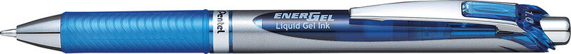 Pentel EnerGel BL80 – Tintenroller, schnelltrocknend, Druckmechanik, 0,5 mm, Blau