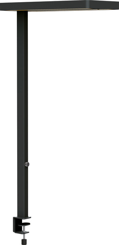 MAUL LED Tischleuchte juvis – Klemmfuss, Bewegungssensor, dimmbar – 4000 K – 7’200 lm 80 W – Schwarz