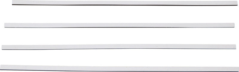 Ultra-Dex Magnetstreifen für Planungstafeln, magnetisch, wiederablösbar, zuschneidbar, 5 × 1000 mm, Weiss