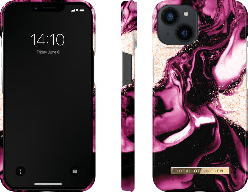 Ideal of Sweden – Backcover – für Apple iPhone 13 – Golden Ruby Marble – PC
