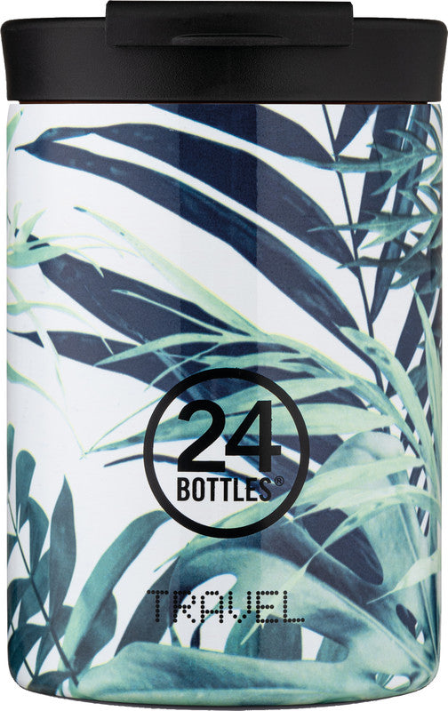 24Bottles Thermobecher Travel Tumbler – 3,5 dl – Edelstahl, isoliert, Sip&Go-Deckel – Lush