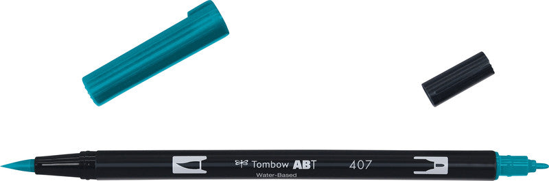 Tombow Brush Pen ABT Dual Brush Pen – Pinselspitze – tiki teal – wasservermalbar