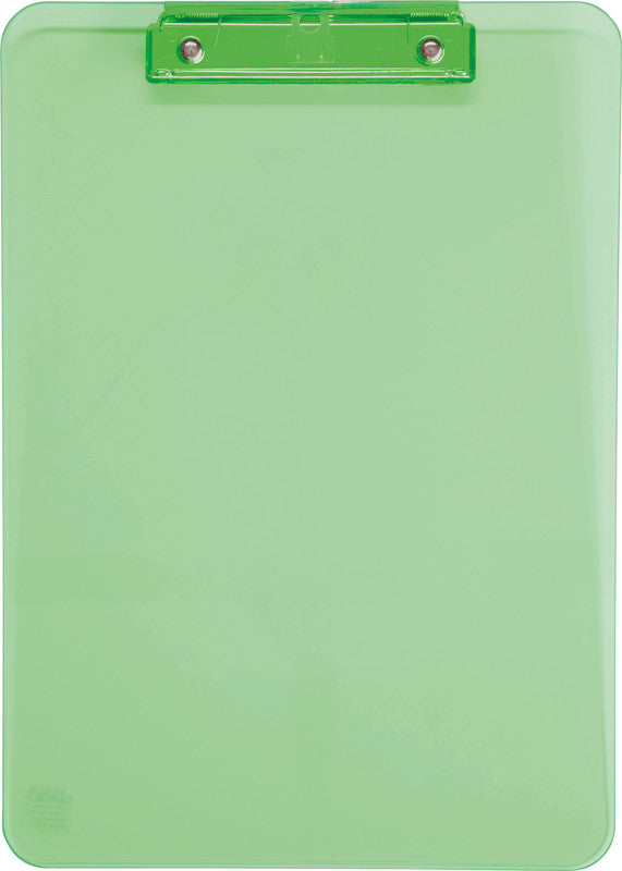 MAUL Klemmbrett A4 – Kunststoff, grün transparent