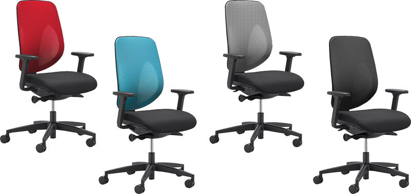 Giroflex Bürostuhl 353 – Sitzhöhe 39–51 cm, 110 kg, Schwarz