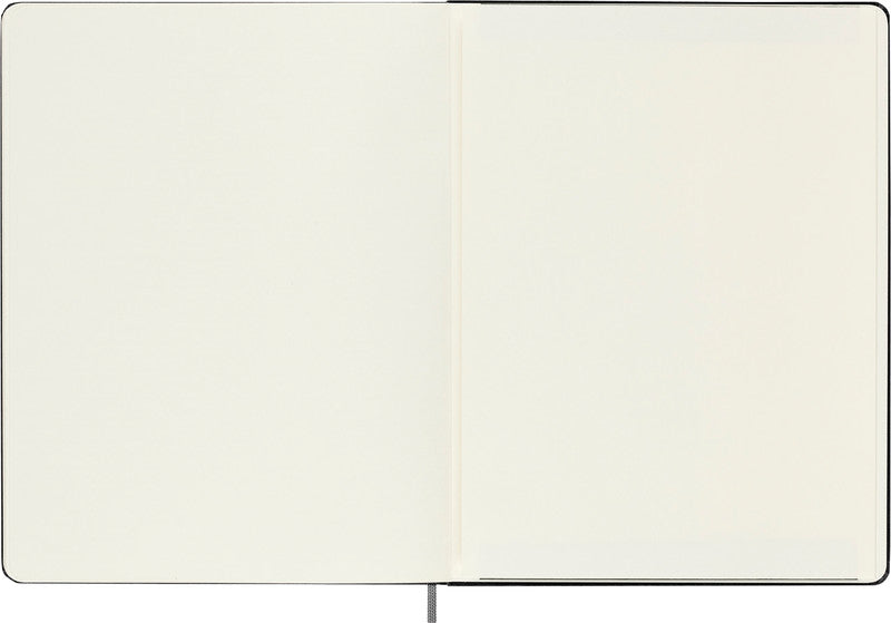 Moleskine Notizbuch, Leimbindung, Hardcover, 144 Seiten, 100 g/m² – schwarz, für Moleskine Notes App